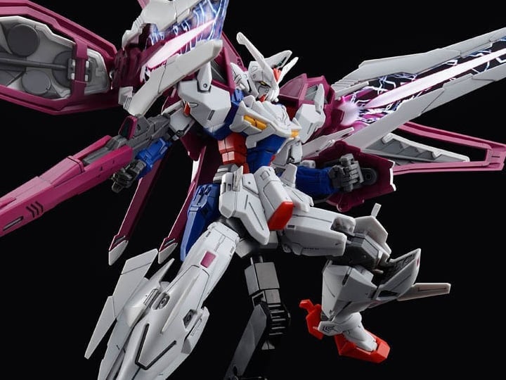 New Mobile Report Gundam Wing Dual Story: G-UNIT HGAC Gundam L.O. Booster Exclusive 1/144 Scale Model Kit Gallery Image 1