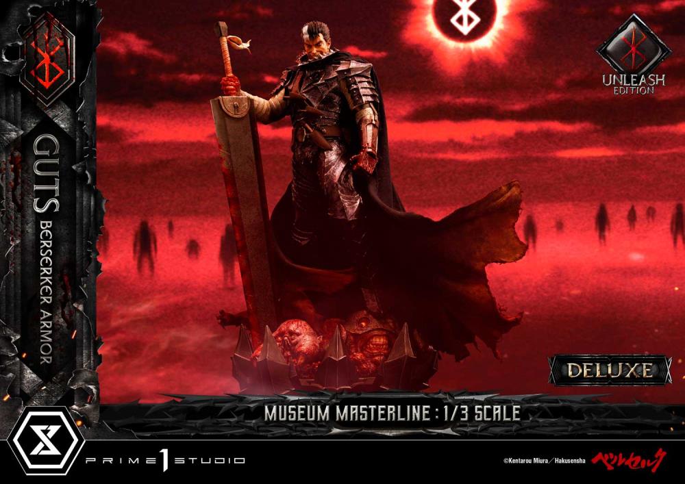 Berserk Museum Masterline Guts in Berserker Armor (Unleash Edition) Deluxe 1/3 Scale Statue Gallery Image 53