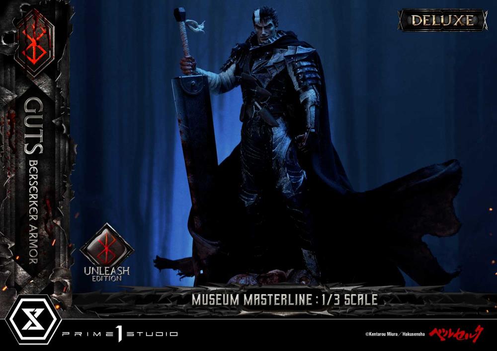 Berserk Museum Masterline Guts in Berserker Armor (Unleash Edition) Deluxe 1/3 Scale Statue Gallery Image 6