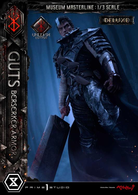 Berserk Museum Masterline Guts in Berserker Armor (Unleash Edition) Deluxe 1/3 Scale Statue Gallery Image 4