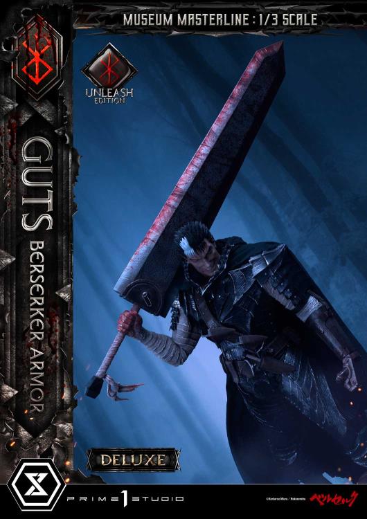 Berserk Museum Masterline Guts in Berserker Armor (Unleash Edition) Deluxe 1/3 Scale Statue Gallery Image 3