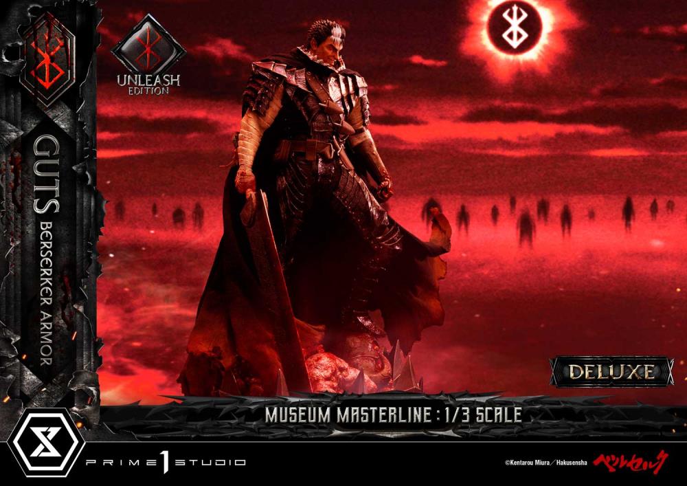 Berserk Museum Masterline Guts in Berserker Armor (Unleash Edition) Deluxe 1/3 Scale Statue Gallery Image 52