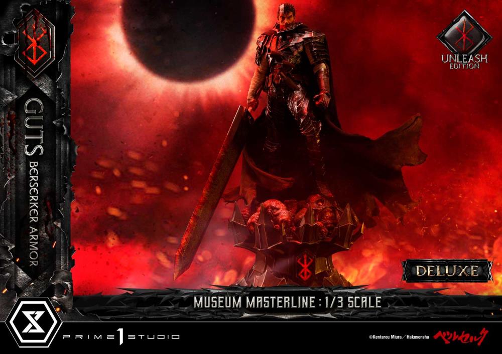 Berserk Museum Masterline Guts in Berserker Armor (Unleash Edition) Deluxe 1/3 Scale Statue Gallery Image 49