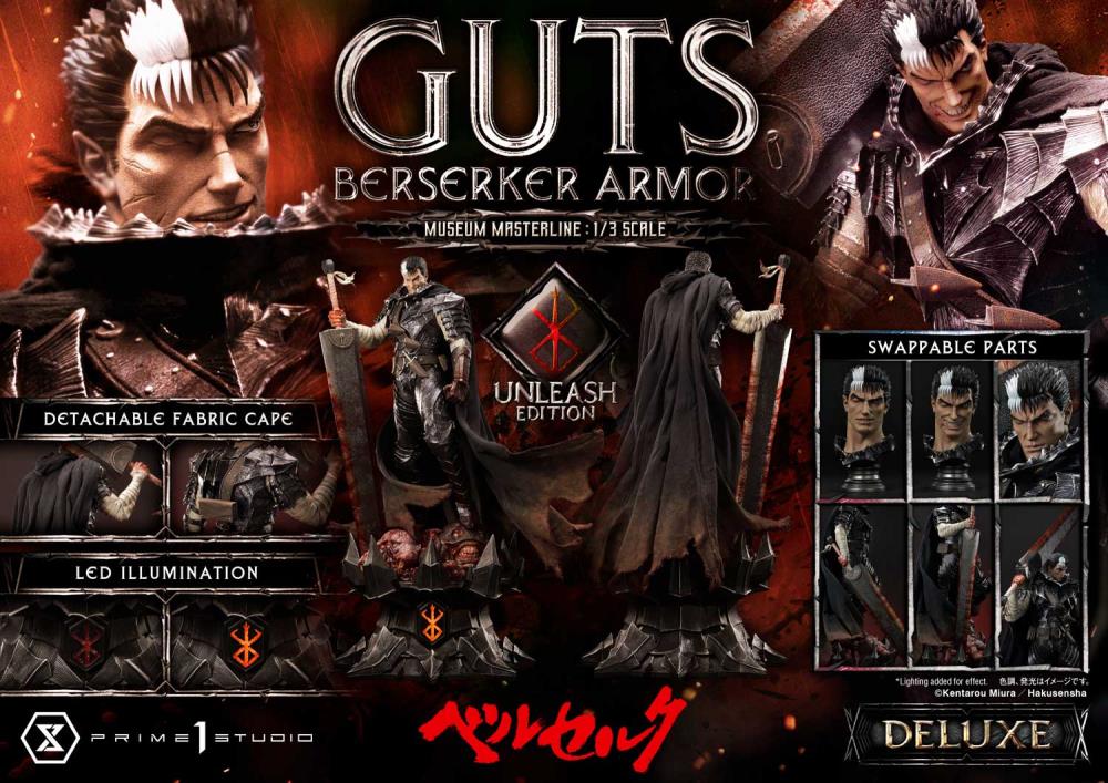 Berserk Museum Masterline Guts in Berserker Armor (Unleash Edition) Deluxe 1/3 Scale Statue Gallery Image 71