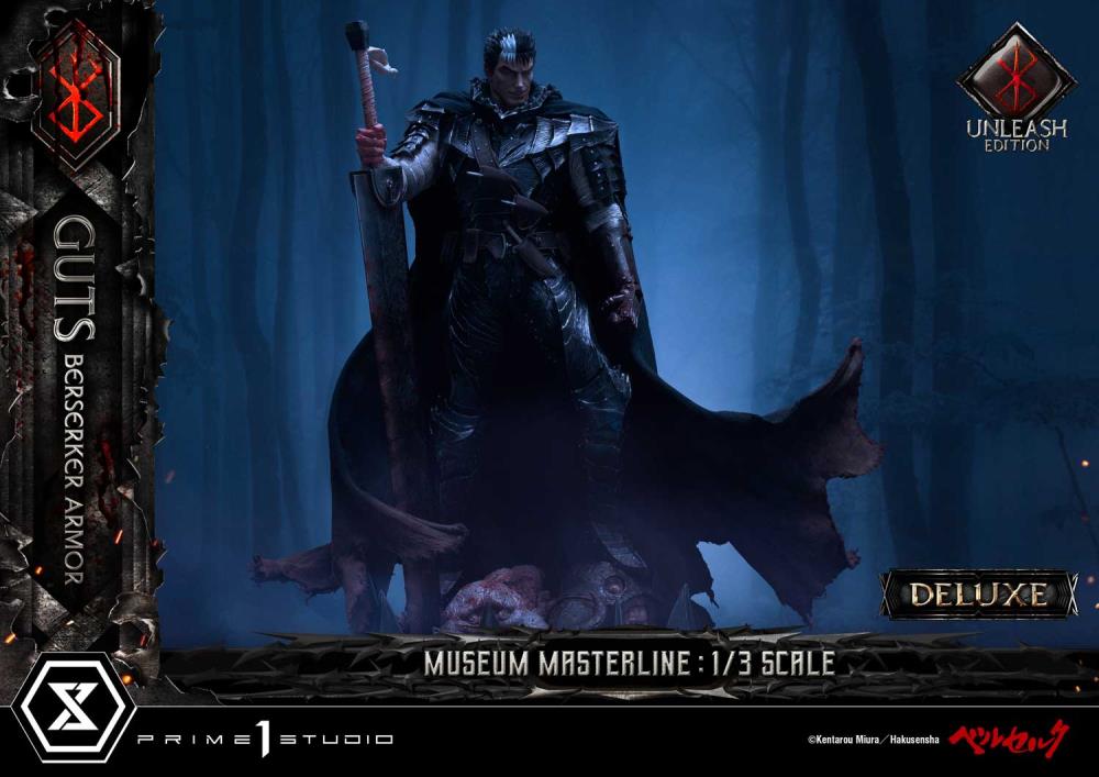 Berserk Museum Masterline Guts in Berserker Armor (Unleash Edition) Deluxe 1/3 Scale Statue Gallery Image 9