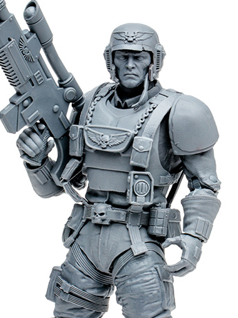 Warhammer 40,000 Darktide Veteran Guardsman (Artist Proof) Action Figure Gallery Image 2