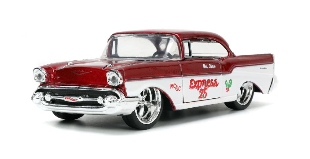 Holiday Rides Die-Cast Santa & Mrs. Claus with 1/32 Scale Ford Pickup & Chevrolet Bel Air Gallery Image 8