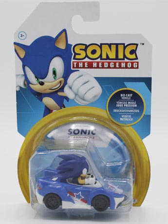 Sonic The Hedgehog Sonic Speed Star Die-Cast 1/64 Scale Vehicle Gallery Image 2