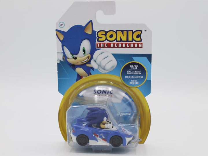 Sonic The Hedgehog Sonic Speed Star Die-Cast 1/64 Scale Vehicle Gallery Image 1