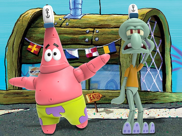 SpongeBob SquarePants ULTIMATES! Wave 2 Set of 2 Action Figures Gallery Image 1