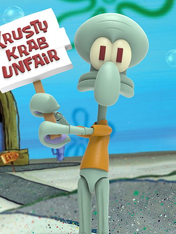 SpongeBob SquarePants ULTIMATES! Squidward Tentacles Action Figure Gallery Image 2