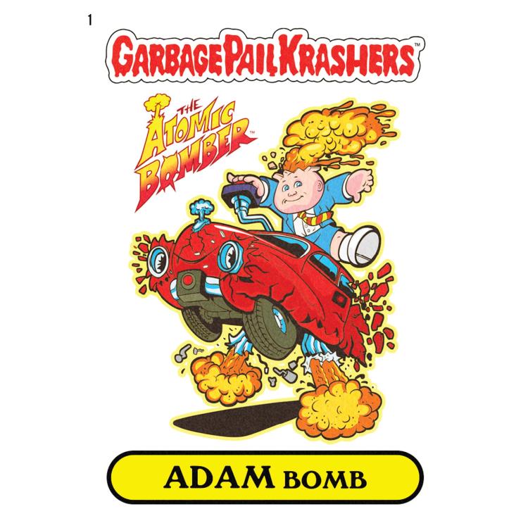 Garbage Pail Kids Krashers Atomic Bomber with Adam Bomb Gallery Image 8