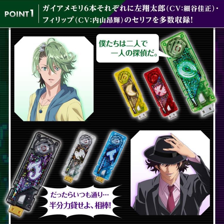 Kamen Rider Complete Selection Modification Gaia Memory (Ver.1.5) Fuuto PI Edition Set of 6 Gallery Image 9