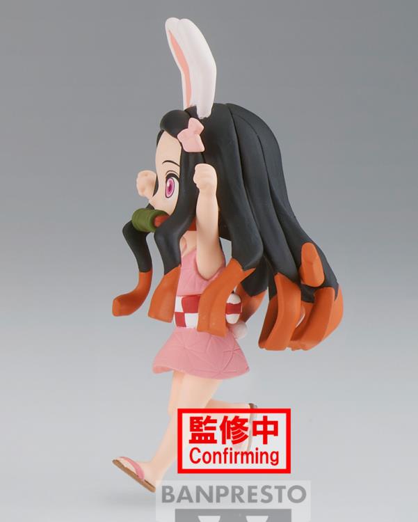 Demon Slayer: Kimetsu no Yaiba World Collectable Figure Nezuko Kamado Collection III Nezuko with Bunny Ears Gallery Image 4