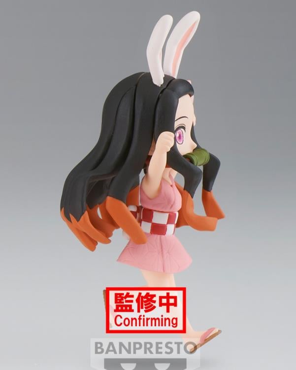 Demon Slayer: Kimetsu no Yaiba World Collectable Figure Nezuko Kamado Collection III Nezuko with Bunny Ears Gallery Image 6