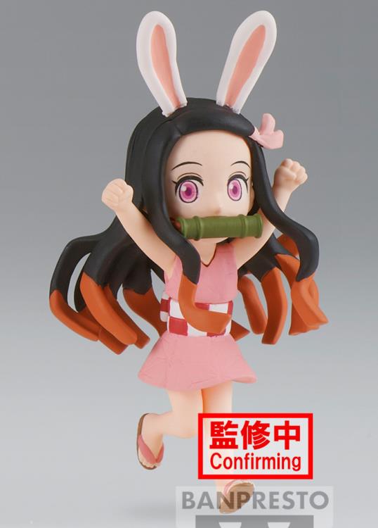 Demon Slayer: Kimetsu no Yaiba World Collectable Figure Nezuko Kamado Collection III Nezuko with Bunny Ears Gallery Image 3
