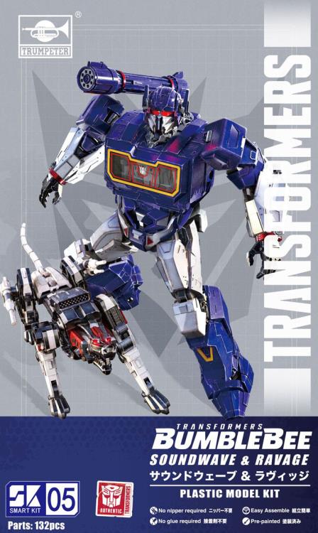 Transformers: Bumblebee Smart Kit 05 Soundwave and Ravage Model Kit Gallery Image 10