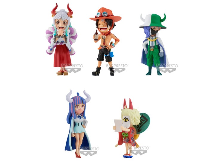 One Piece World Collectable Figure Wano Country Onigashima 2 Set of 5 Figures Gallery Image 1