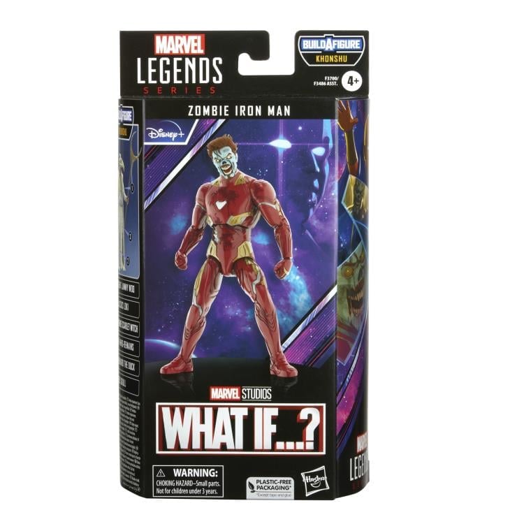 What If...? Marvel Legends Zombie Iron Man Action Figure (Khonshu BAF) Gallery Image 7