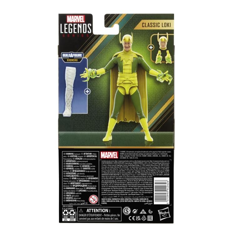 Loki Marvel Legends Classic Loki Action Figure (Khonshu BAF) Gallery Image 9