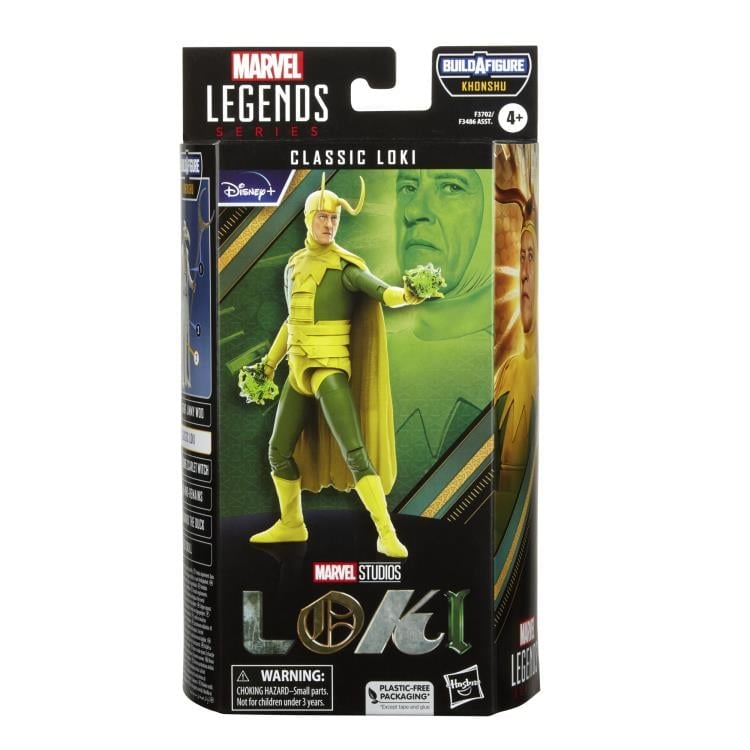Loki Marvel Legends Classic Loki Action Figure (Khonshu BAF) Gallery Image 8