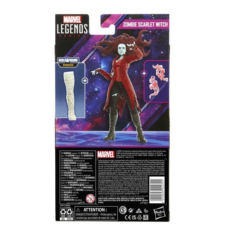 What If...? Marvel Legends Zombie Scarlet Witch Action Figure (Khonshu BAF) Gallery Image 8
