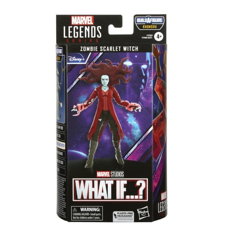 What If...? Marvel Legends Zombie Scarlet Witch Action Figure (Khonshu BAF) Gallery Image 7
