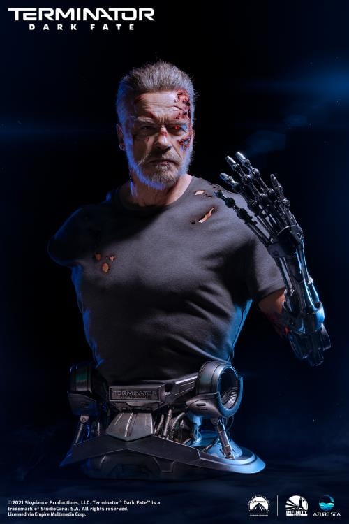 Terminator: Dark Fate T-800 Life-Size Bust Gallery Image 4