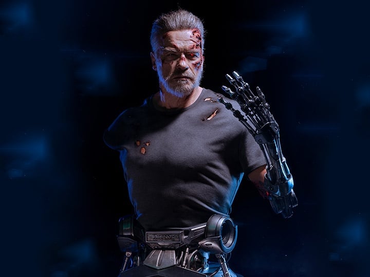 Terminator: Dark Fate T-800 Life-Size Bust Gallery Image 1