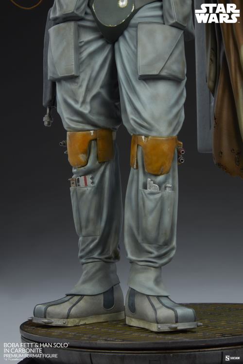 Star Wars Premium Format Boba Fett and Han Solo in Carbonite Gallery Image 17
