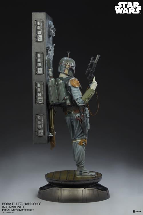 Star Wars Premium Format Boba Fett and Han Solo in Carbonite Gallery Image 11