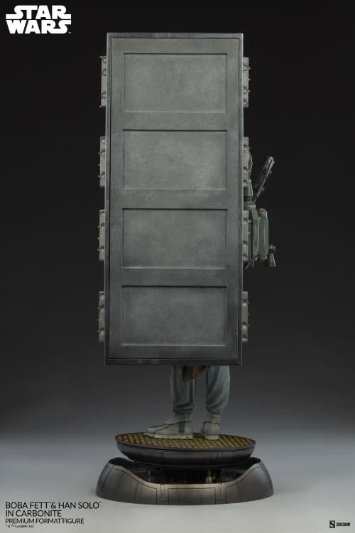 Star Wars Premium Format Boba Fett and Han Solo in Carbonite Gallery Image 12