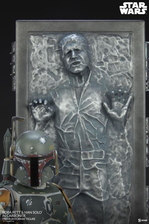 Star Wars Premium Format Boba Fett and Han Solo in Carbonite Gallery Image 14