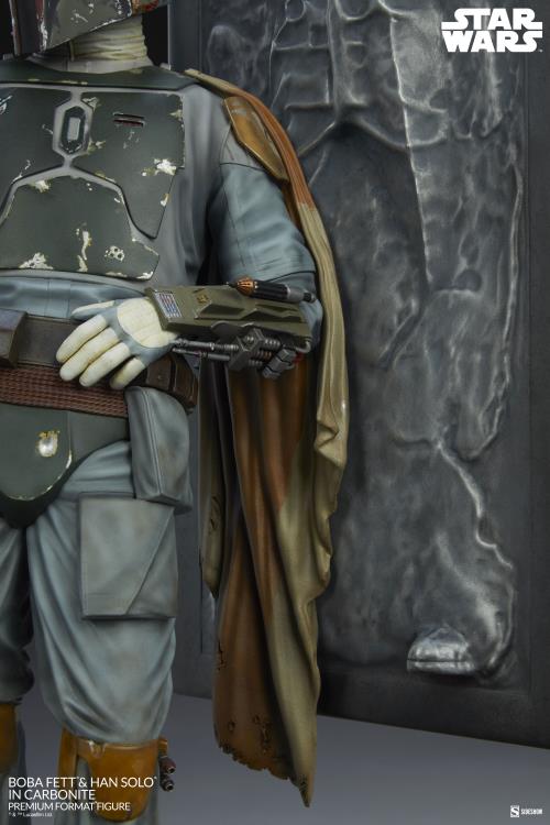 Star Wars Premium Format Boba Fett and Han Solo in Carbonite Gallery Image 16