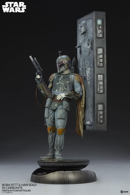 Star Wars Premium Format Boba Fett and Han Solo in Carbonite Gallery Image 10