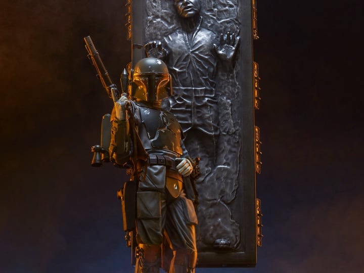Star Wars Premium Format Boba Fett and Han Solo in Carbonite Gallery Image 1