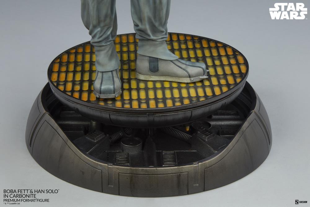 Star Wars Premium Format Boba Fett and Han Solo in Carbonite Gallery Image 18