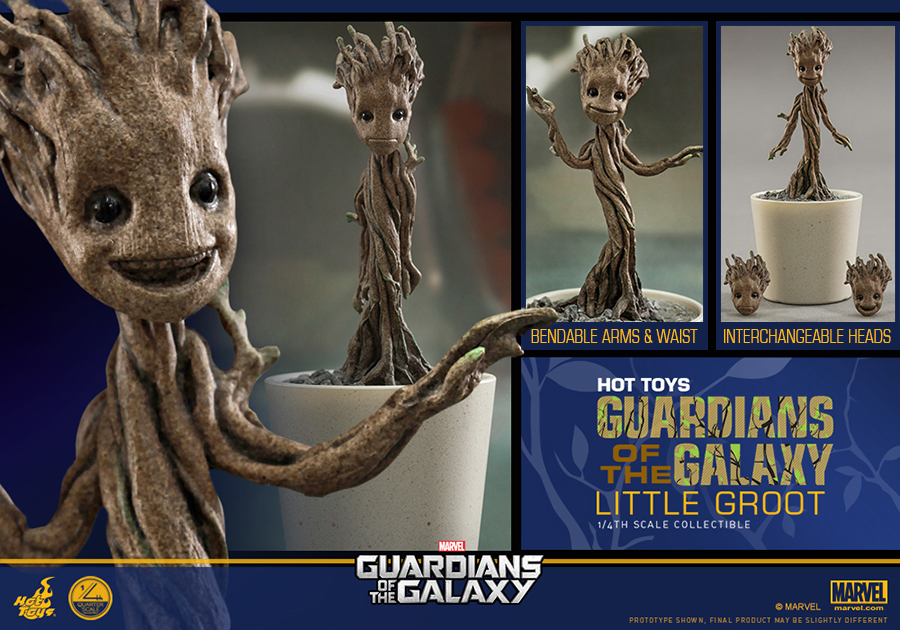 Guardians of the Galaxy QS004 Little Groot 1/4th Scale Collectible Figure Gallery Image 9