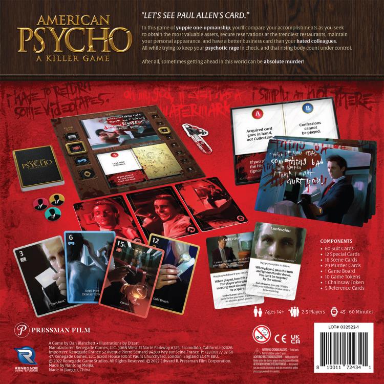 American Psycho A Killer Game Board Game Gallery Image 4