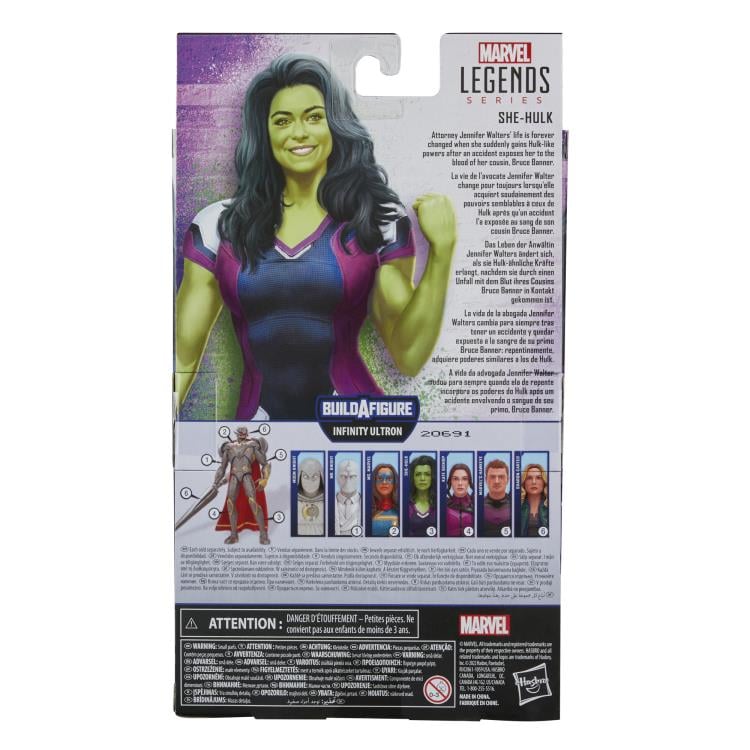 She-Hulk Marvel Legends She-Hulk Action Figure (Infinity Ultron BAF) Gallery Image 9