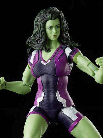 She-Hulk Marvel Legends She-Hulk Action Figure (Infinity Ultron BAF) Gallery Image 2