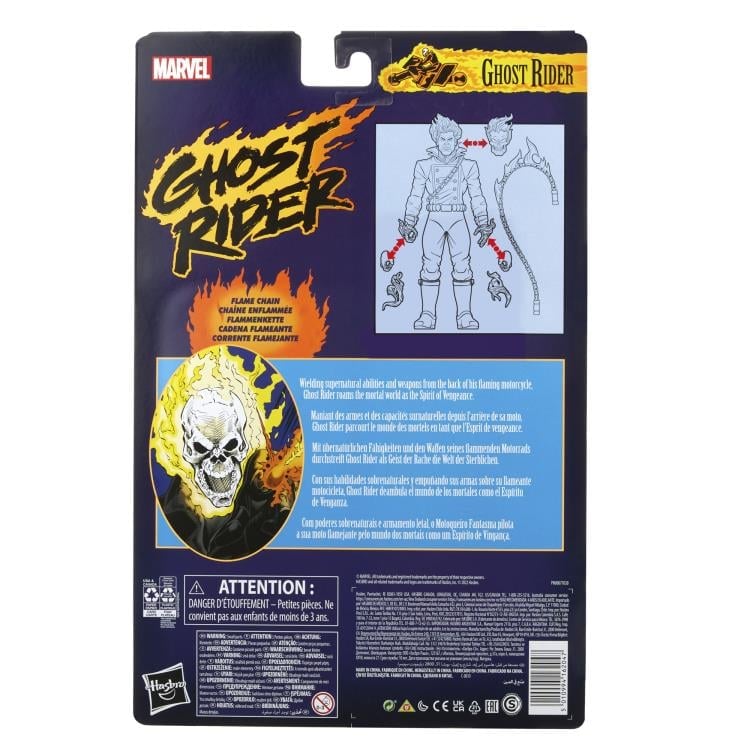 Marvel Legends Retro Collection Ghost Rider Action Figure Gallery Image 14