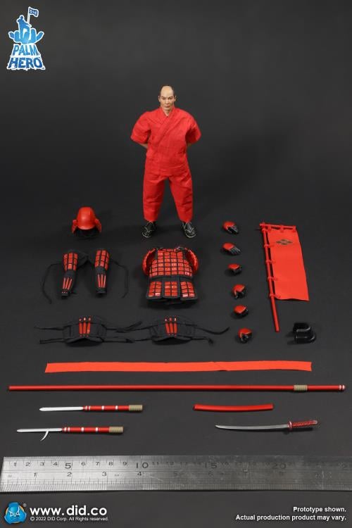 Palm Hero Japan Sengoku Soldier (Red) 1/12 Scale Figure Gallery Image 15