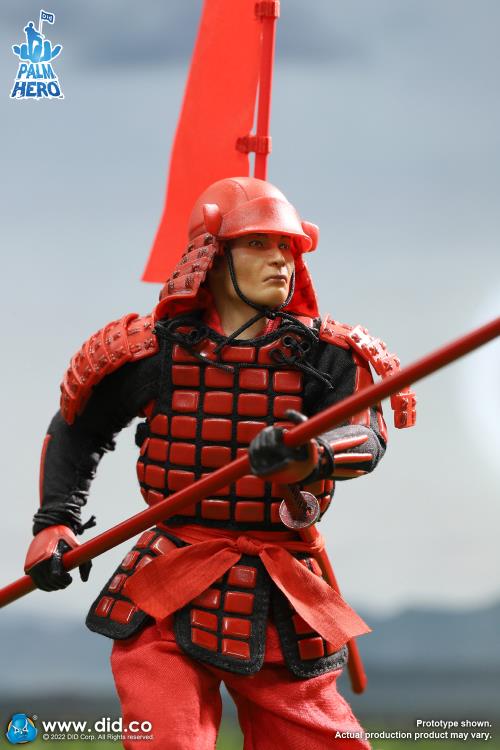 Palm Hero Japan Sengoku Soldier (Red) 1/12 Scale Figure Gallery Image 11
