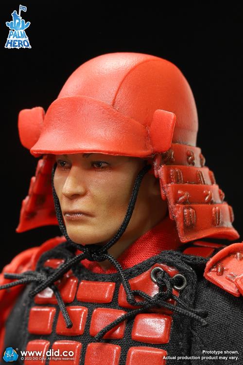 Palm Hero Japan Sengoku Soldier (Red) 1/12 Scale Figure Gallery Image 9