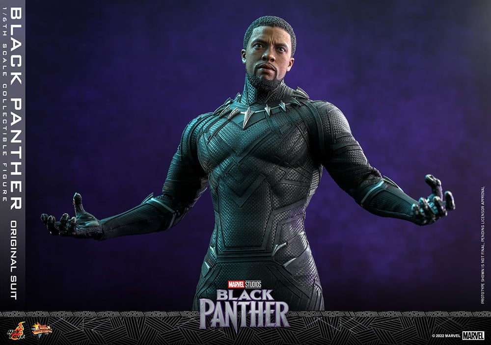Black Panther MMS671 Black Panther (Original Suit) 1/6th Scale Collectible Figure Gallery Image 15