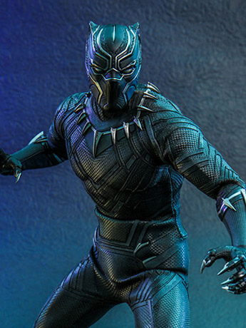 Black Panther MMS671 Black Panther (Original Suit) 1/6th Scale Collectible Figure Gallery Image 2