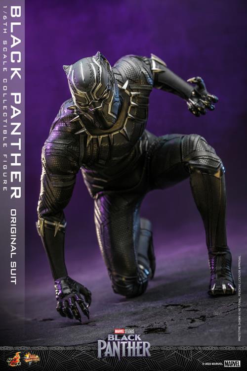 Black Panther MMS671 Black Panther (Original Suit) 1/6th Scale Collectible Figure Gallery Image 7