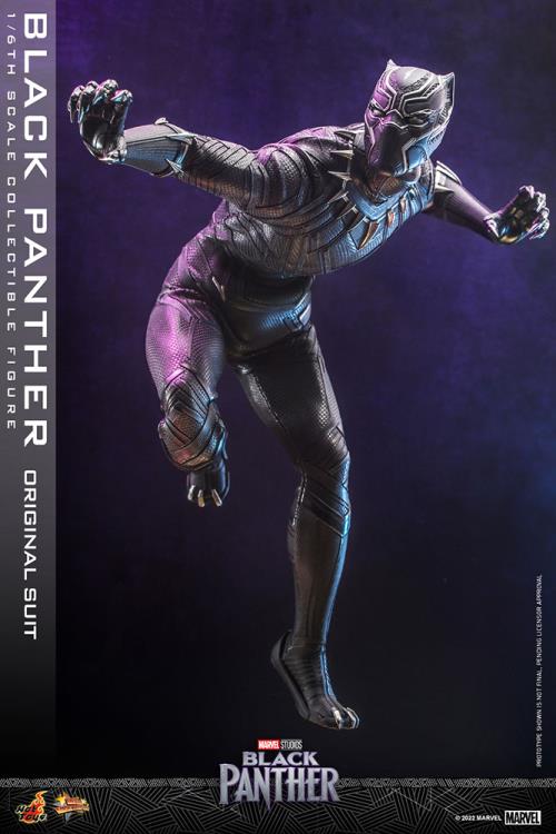 Black Panther MMS671 Black Panther (Original Suit) 1/6th Scale Collectible Figure Gallery Image 6