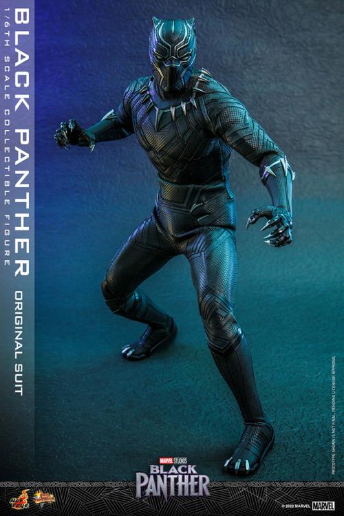 Black Panther MMS671 Black Panther (Original Suit) 1/6th Scale Collectible Figure Gallery Image 5